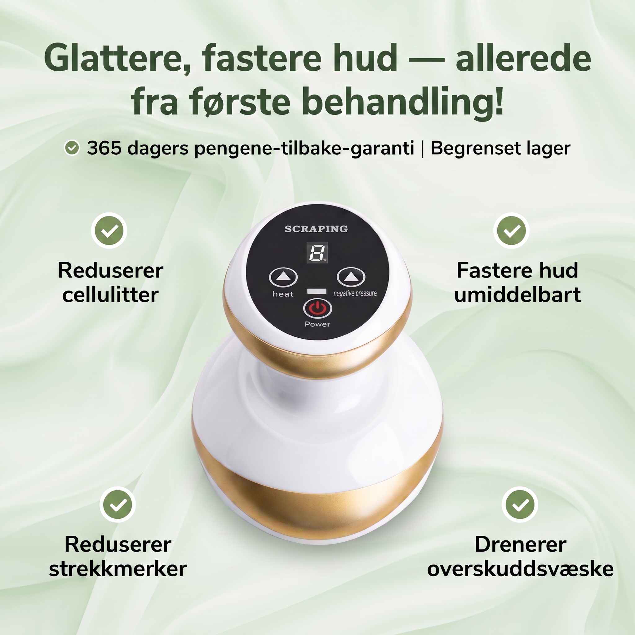 Glattere, fastere hud allerede fra første behandling