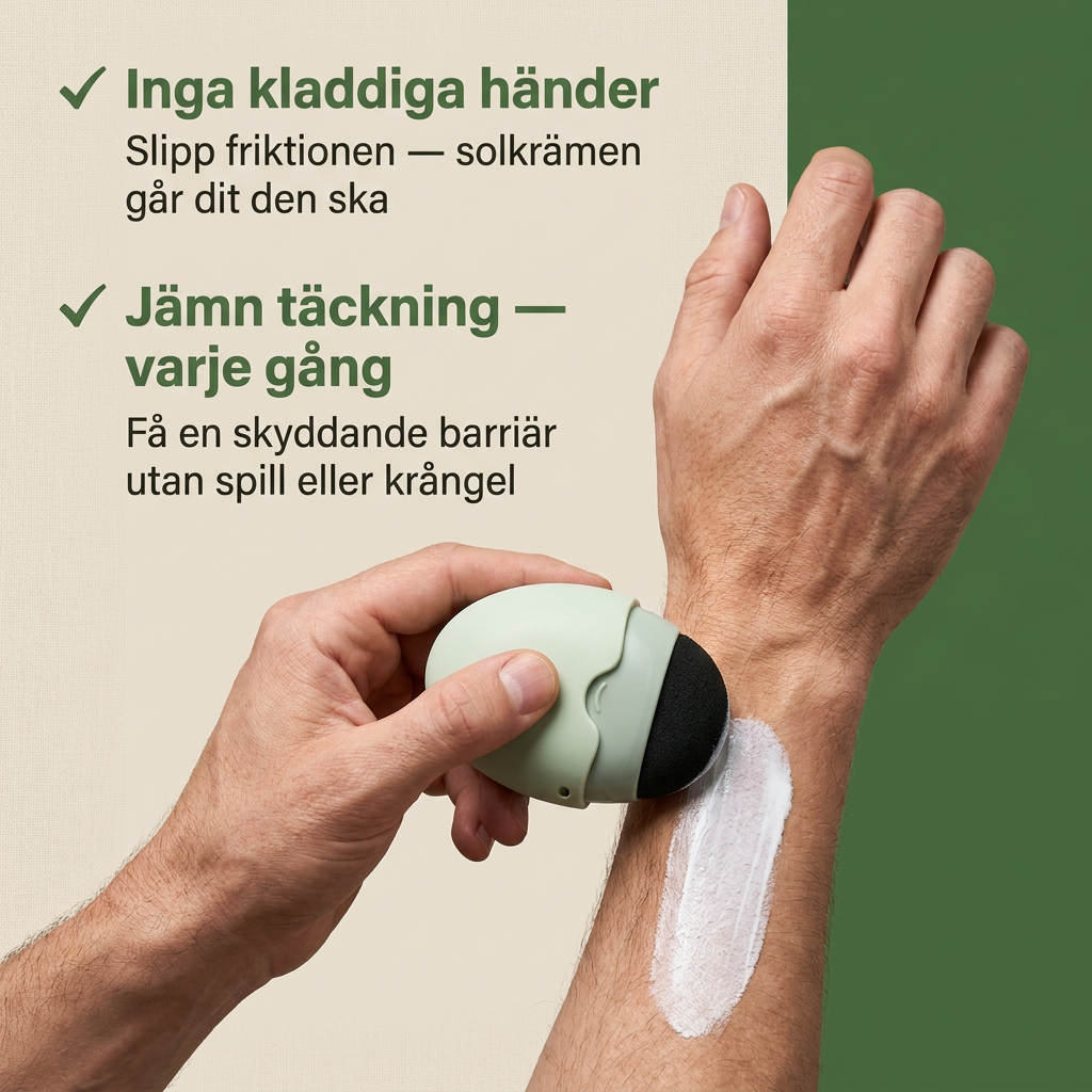 Solkremsapplikator