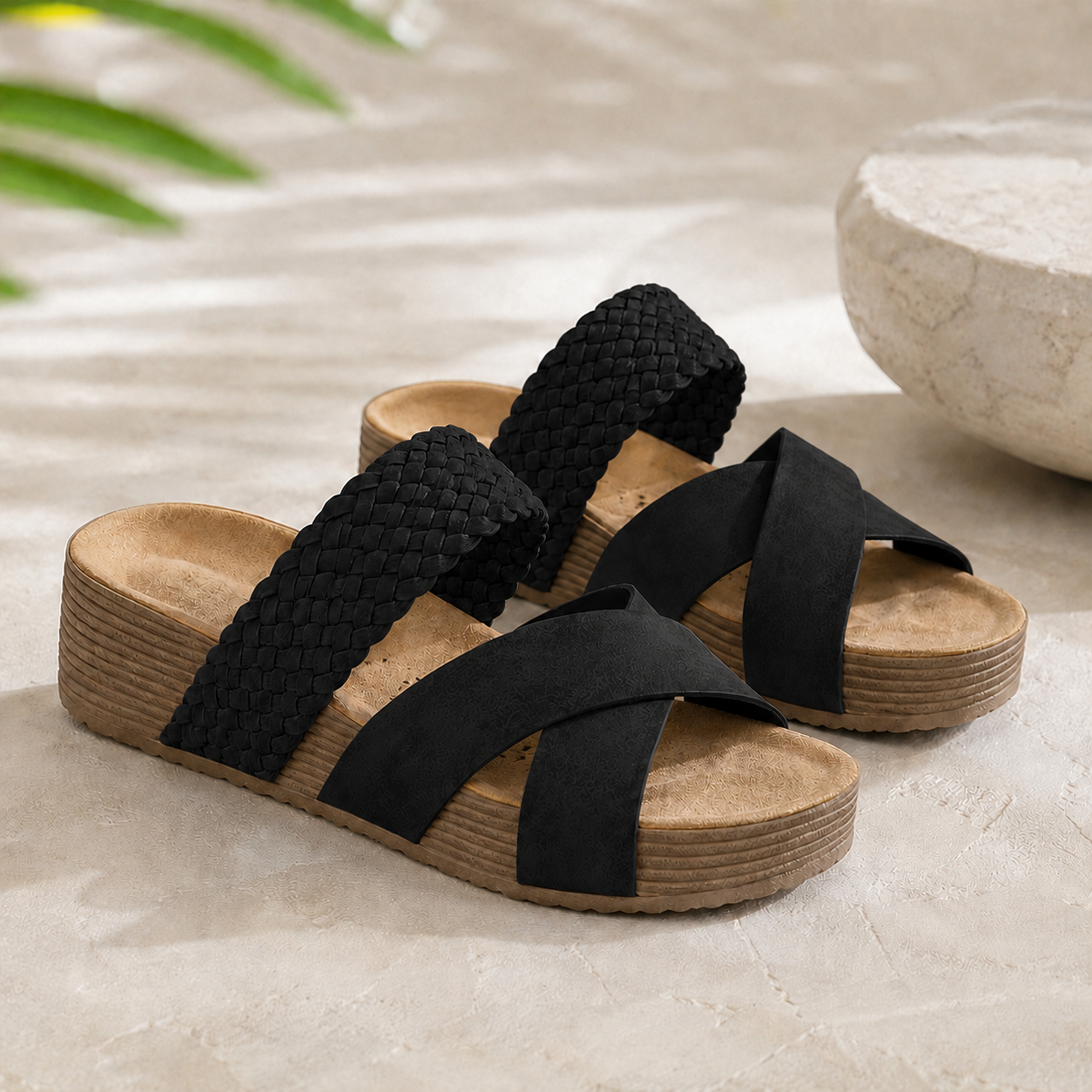 SummerEase sandal svart