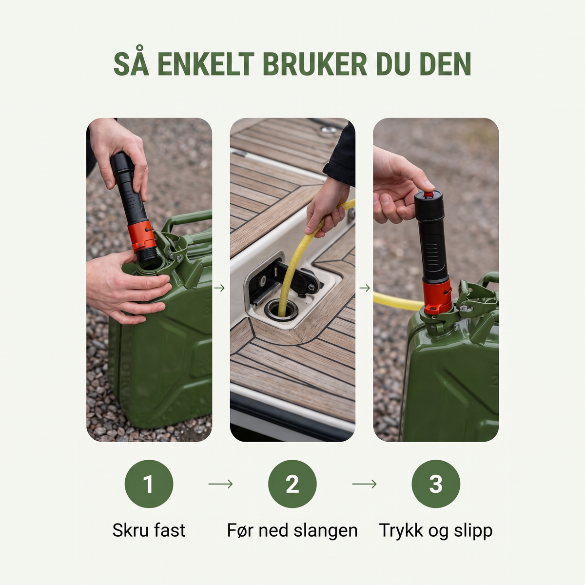 Norillo TankFlow - slik bruker du den